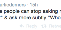 Charles Demers World Cup Tweet